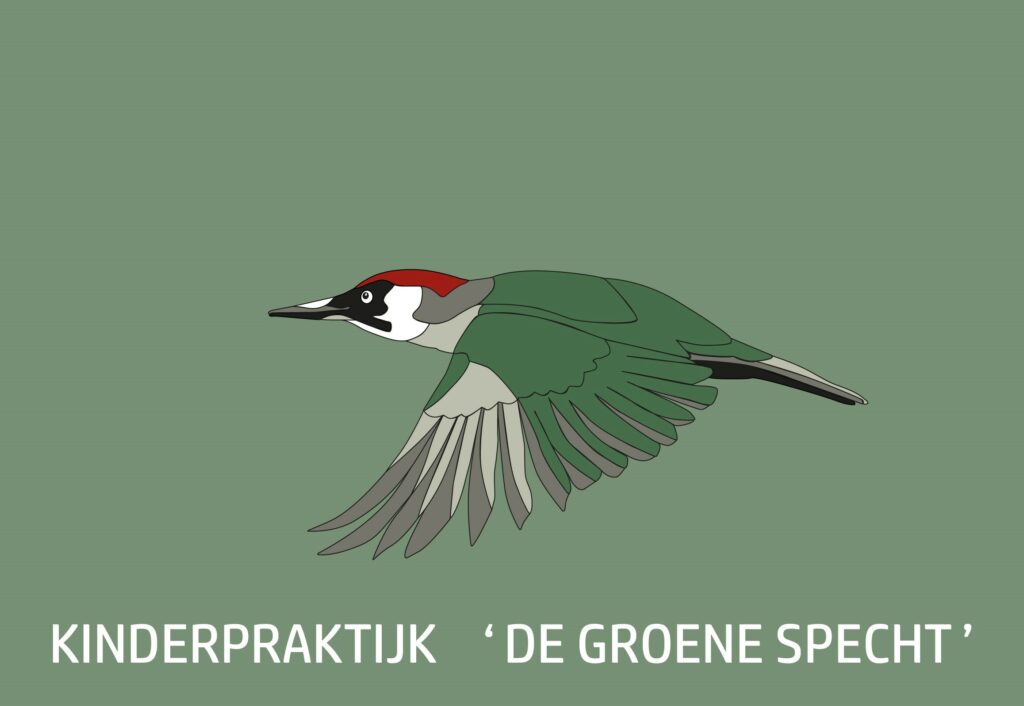 Groene Specht_illustrator